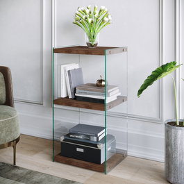 Hanah Home R300 Estantería de Nogal
